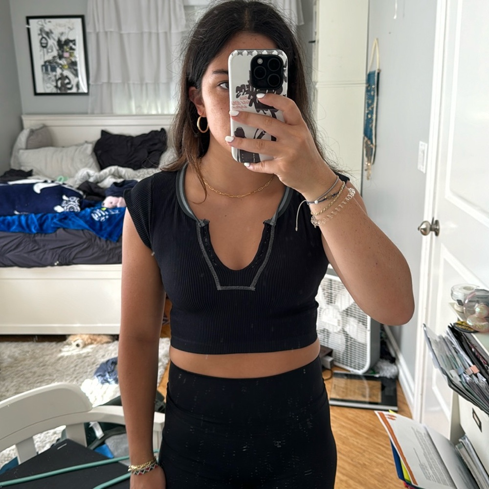 Black Viral Urban Outfitters Top